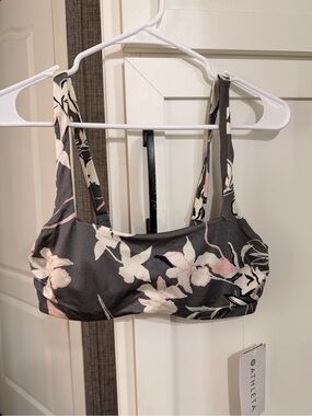 Athleta Floral Gray & Pink